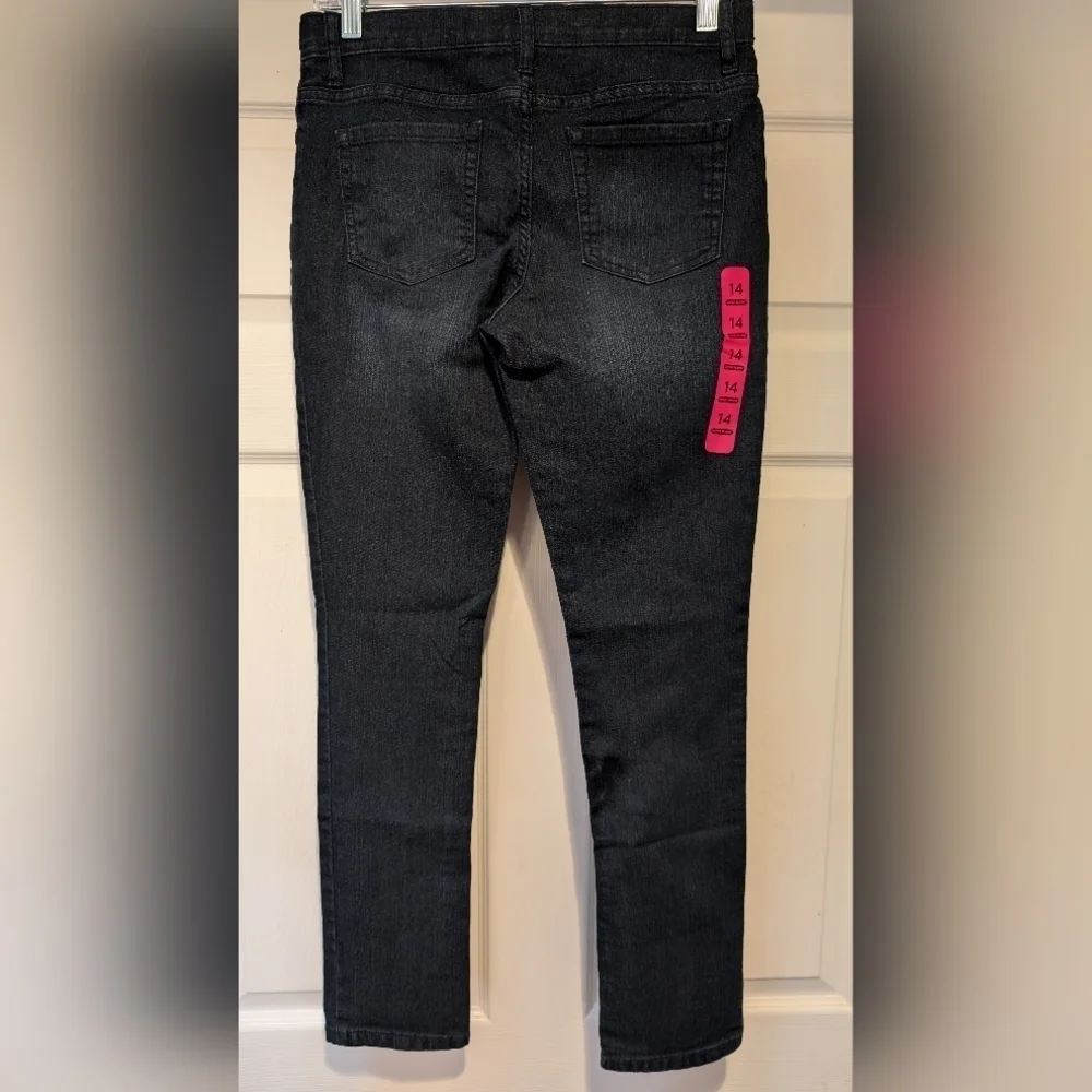 The Children's Place NWT Girls Adjustable Waist Super Skinny Dark Wash Jeans NEW